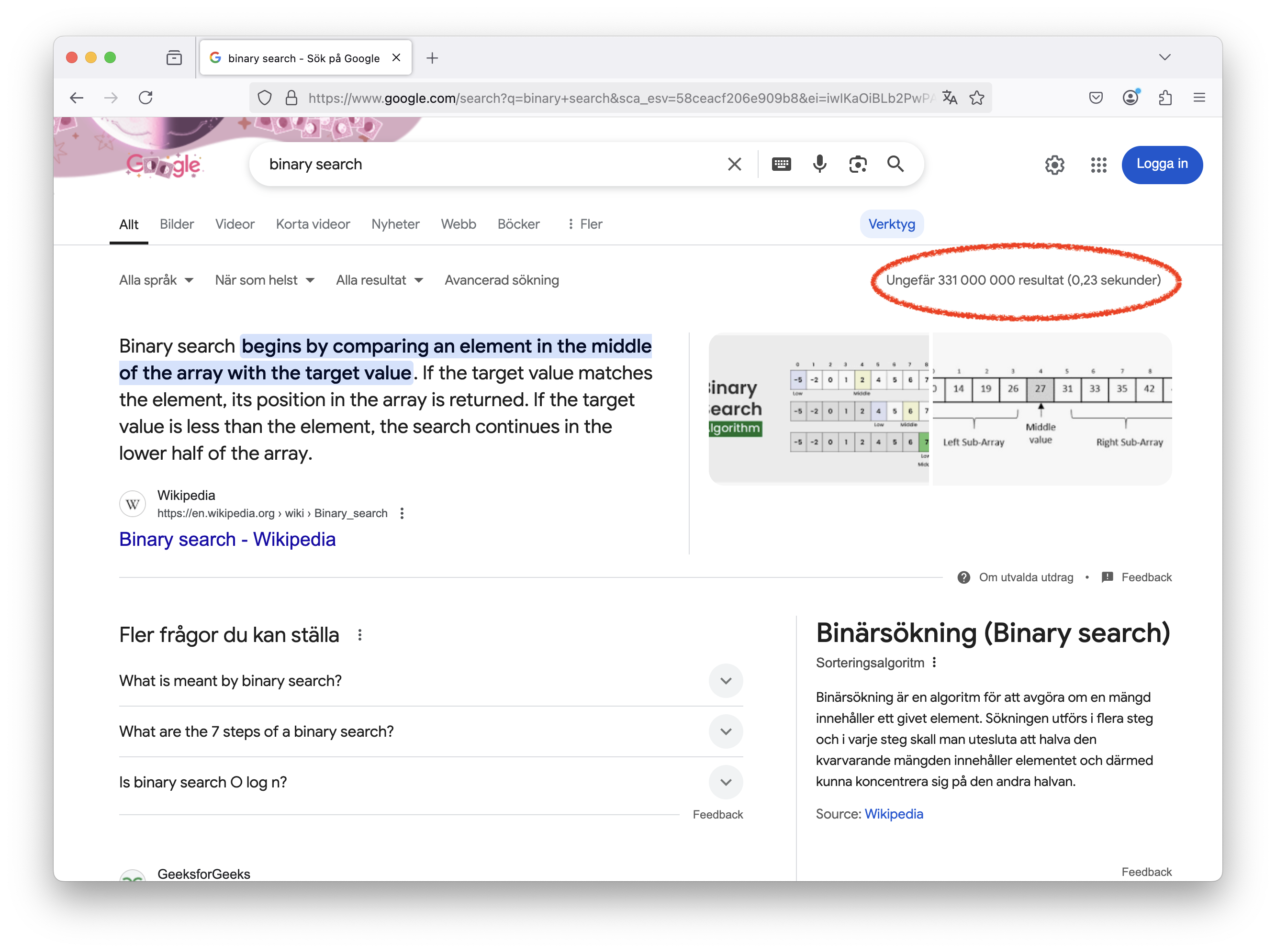 Searching the Internet with Google